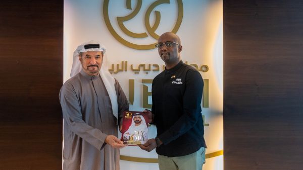 During the event. Dubai Sports Council receives Delegation of the Rwandan Cycling Federation