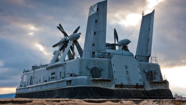 Ukrainian drones hit Russian naval base on Caspian Sea for the first time