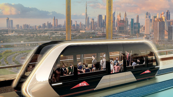 Dubai unveils new eco-friendly rail-bus vehicle