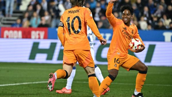 إنجاز فريد لمودريتش وإندريك مع ريال مدريد خلال لقاء ليغانيس