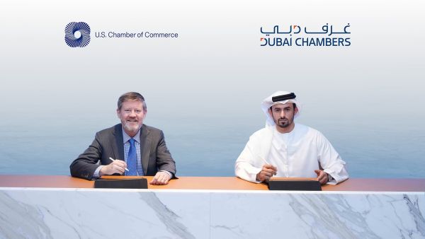During the event. Dubai Chambers signs an MoU with United States Chamber of Commerce
