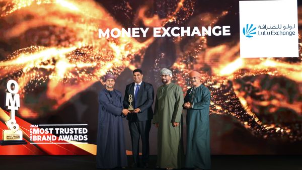 LuLu Exchange voted Oman's Most Trusted Brand for the second consecutive year