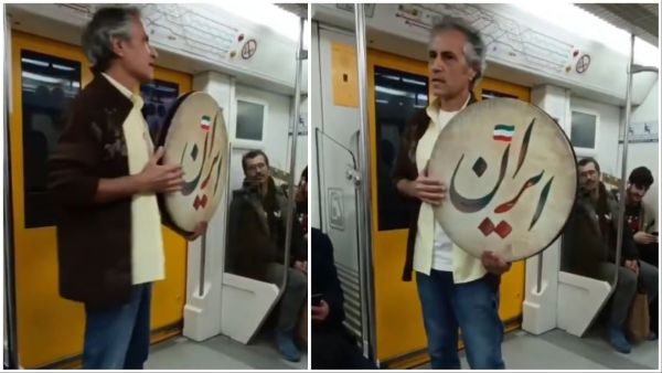 Iranian artist Khosrow Azarbeg was arrested