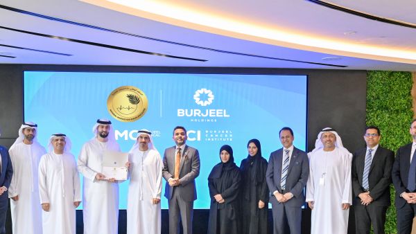 During the event. Burjeel Holdings Becomes First Healthcare Institution in the UAE to Earn NIHS Accreditation for Hematology-Oncology Fellowship Program