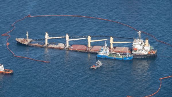 32 rescued after oil tanker and cargo ship crash in North Sea