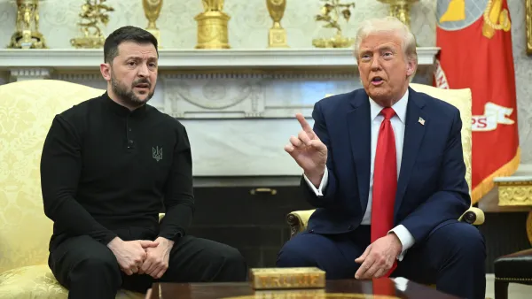 Donald Trump and zelenskyy in the white house 
