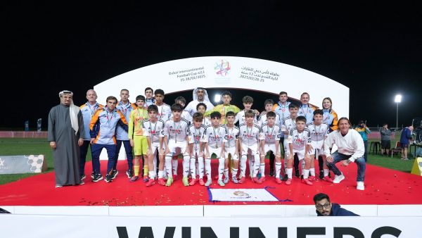 During the event. Real Madrid maintains Title of the U 13 Dubai Intercontinental Football Cup