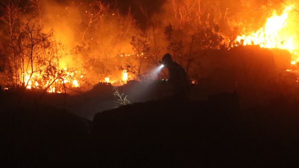 Wild fires erupted in Syria