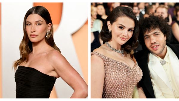 Hailey Bieber / Selena Gomez and Benny Blanco