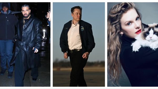 Rapper Drake / Elon Musk / Taylor Swift 