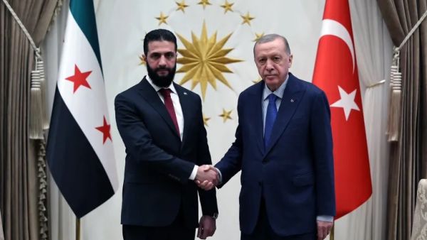 اردوغان يستقبل الشرع