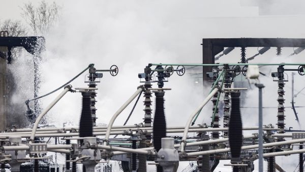 Massive blaze erupts at central London power substation