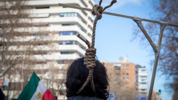 02-11-2023 Demonstration and representation of Iranian residents in Madrid for the 44th anniversary of the triumph of the Islamic revolution in Iran. Shutterstock Iran executes Israeli spy involved in 2022 assassination of IRGC commander