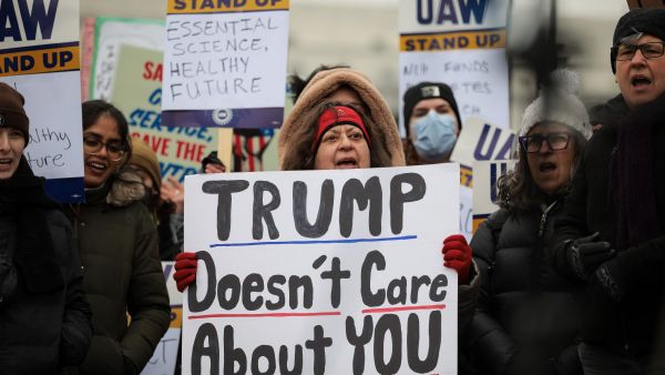 Nationwide protests planned in US against Trump amid growing criticism from democrats