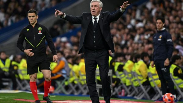 أزمة ضربات الجزاء تضرب ريال مدريد مجددًا.. وأنشيلوتي بلا حل (Photo by JAVIER SORIANO / AFP) أزمة ضربات الجزاء تضرب ريال مدريد مجددًا.. وأنشيلوتي بلا حل