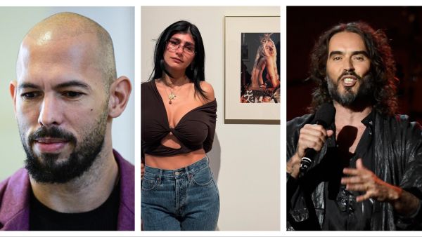 Andrew Tate / Mia Khalifa / Russell Brand