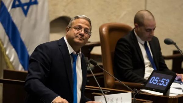 وزير الأمن القومي الإسرائيلي، إيتمار بن غفير، 