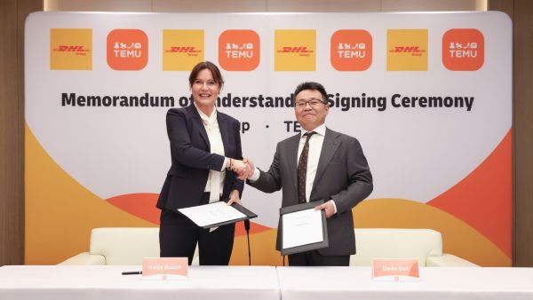 During the event. DHL Group and Temu sign Memorandum of Understanding to support local businesses