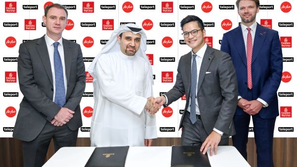 Emirates SkyCargo and Teleport, exclusive cargo partner of AirAsia, sign preferred partnership to combine global network and strengthen trade and e-commerce flows