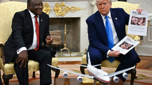 Trump confronts South Africa’s President with “white genocide” video in oval office showdown