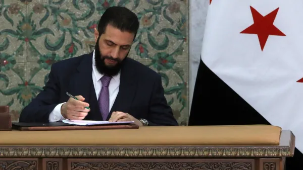 Syria's interim President Ahmad al-Sharaa