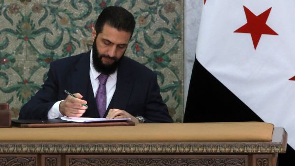 Syria's interim President Ahmad al-Sharaa