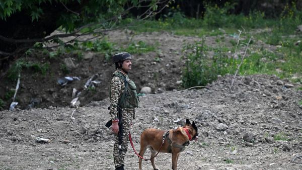 Indian paramilitary soldier