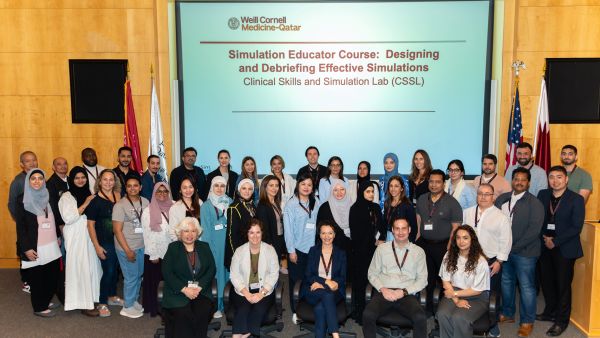 During the event WCM-Q hosts simulation educator course