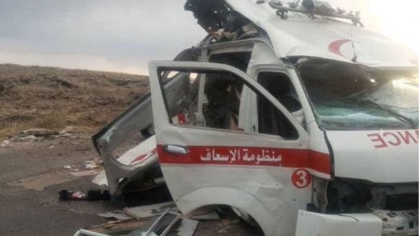 Explosive device targets ambulance in Syria