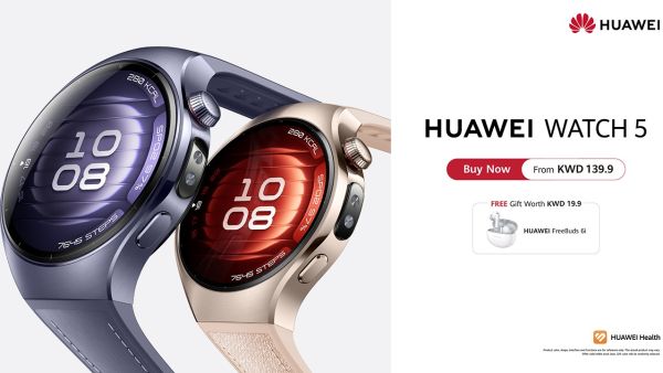HUAWEI WATCH 5 Series Launches in Kuwait with X-TAP Sensor and Futuristic Design