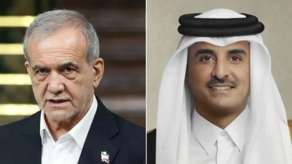 أمير قطر يتلقى اتصالا من الرئيس الإيراني 