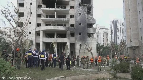 مباني مدمرة في إسرائيل