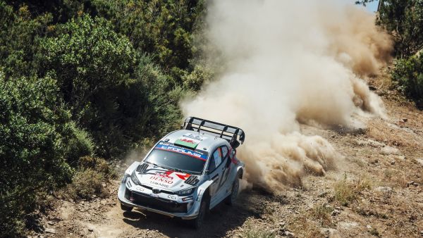 TOYOTA GAZOO Racing Clinches Double-Podium Win at Rally Italia Sardegna