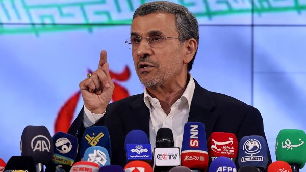 Former Iranian president Ahmadinejad