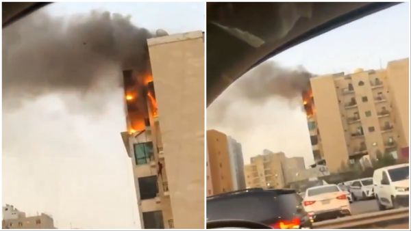 Building fire 
