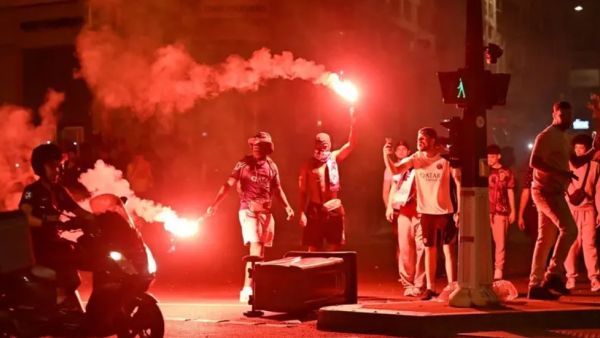 شغب وتخريب في باريس بعد فوز باريس سان جيرمان بدوري الأبطال.
