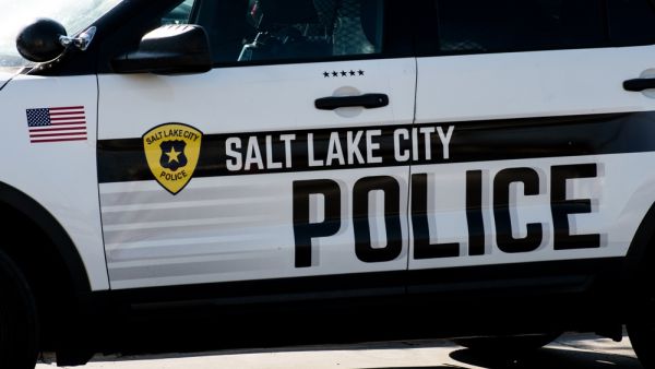 A Salt Lake City Police Department cruiser