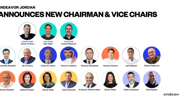 Endeavor Jordan Announces New Chairman and Vice Chairs