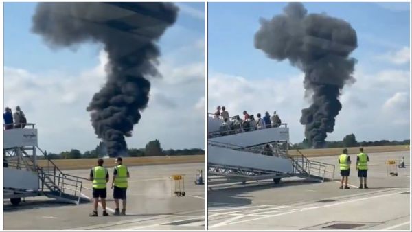 Small plane crashes at London Southend Airport