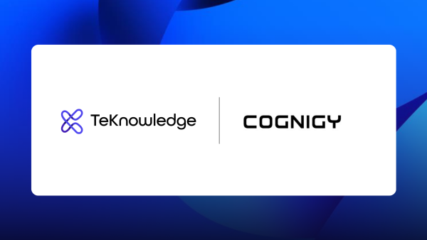 Cognigy and TeKnowledge Partner to Accelerate Agentic AI Adoption in the Enterprise