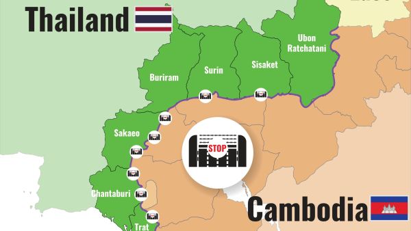 Thailand and Cambodia