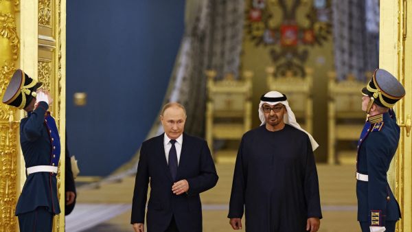 UAE President arrives in Moscow for high-stakes talks with Putin