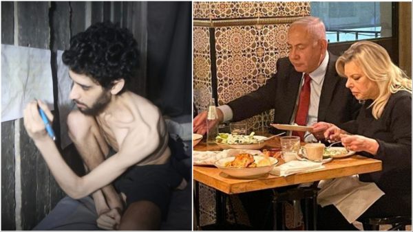 Israeli hostage starve while Netanyahu enjoys good food