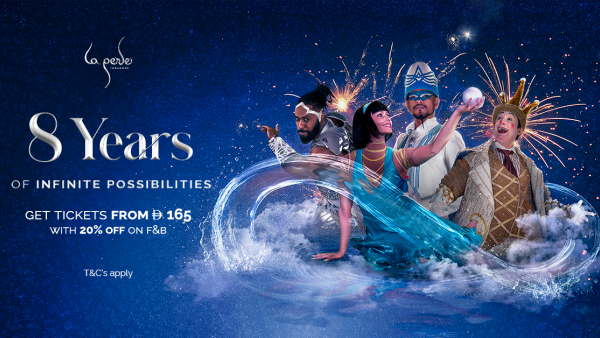 Eight Years of Infinite Possibilities at La Perle from 165 AED