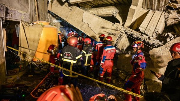 School collapses in Indonesia