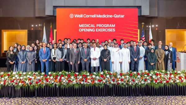 WCM-Q’s new cohort of medical students receive their white coats