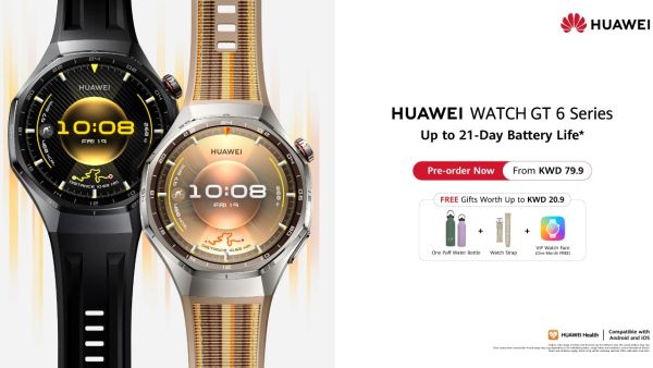 الرياضات الخارجية المتقدمة وعمر بطارية مذهل يصل إلى 21 يومًا: بدء الطلبات المسبقة لسلسلة HUAWEI WATCH GT 6