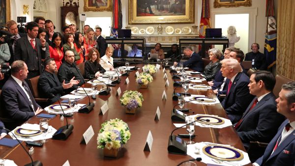 Trump and Zelensky clash at tense White House meeting over Ukraine’s future 