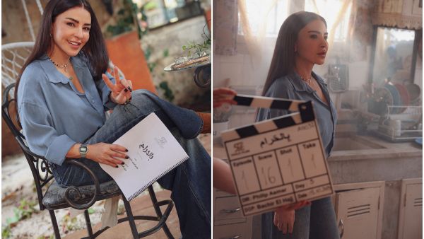 Maguy Bou Ghosn from her upcoming Ramadan 2026 series "Bel Haram"