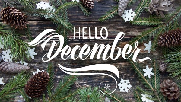 كلام جميل عن بداية شهر جديد ديسمبر
